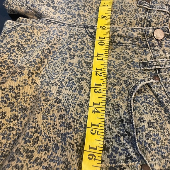 Free People Skinny Flower Jeans, Size 29, Low rise jeans, floral, Multi colored - Picture 6 of 10
